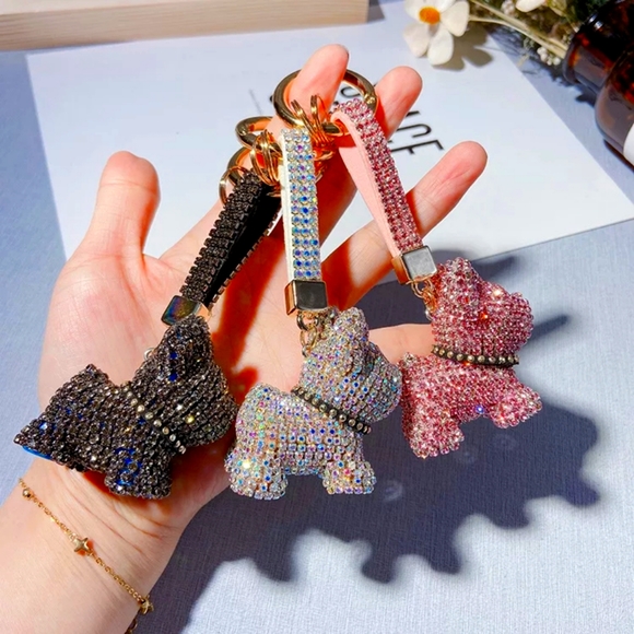 💗Luxury French bulldog Keychain 💗 - Picture 1 of 6